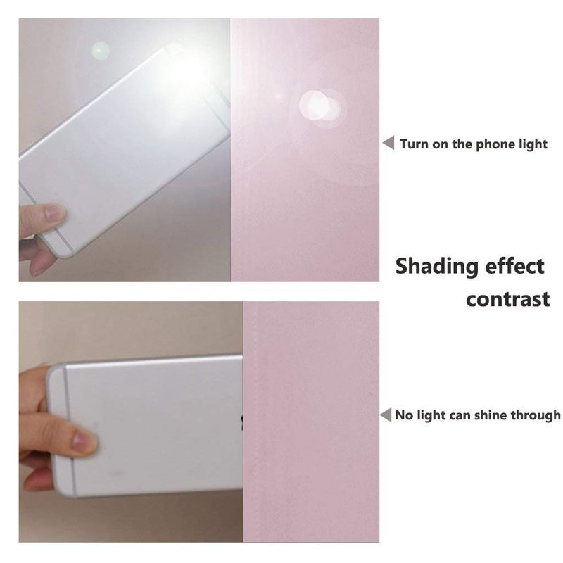 NICETOWN 100% Blackout Window Curtain Panels, Heat and Cold Blocking Drapes with Black Liner for Nursery, 84 inches Thermal Insulated Draperies (Lavender Pink, 2 Pieces, 52 inches Wide Each Panel) - Image 3