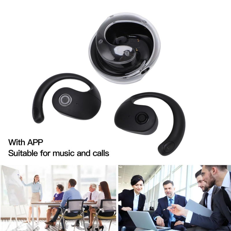 Zunate 3 in 1 Real Time Language Translator Earbuds 144 Fast Translation Headset Black - Image 3