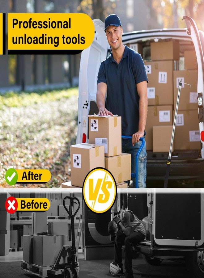 UEGHNS Truck Cargo Grabber, Cargo Grabber Pickup Truck Bed 34-77 inch Sturdy Truck Cargo Retrieval Pole with Two Replacement Hooks Essential Bed Buddy Cargo Truck Retriever Easy Pickup - Image 5