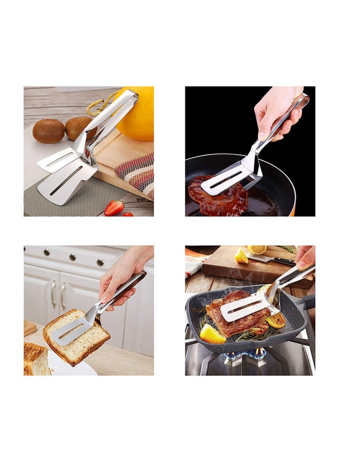 NAALSA - Opal 1pc Set Bread roti chapati chimta pakkad chipya Cooking Tong Stainless Steel - Image 4