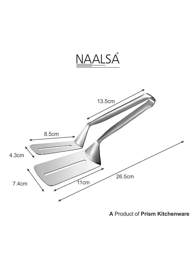 NAALSA - Opal 1pc Set Bread roti chapati chimta pakkad chipya Cooking Tong Stainless Steel - Image 3