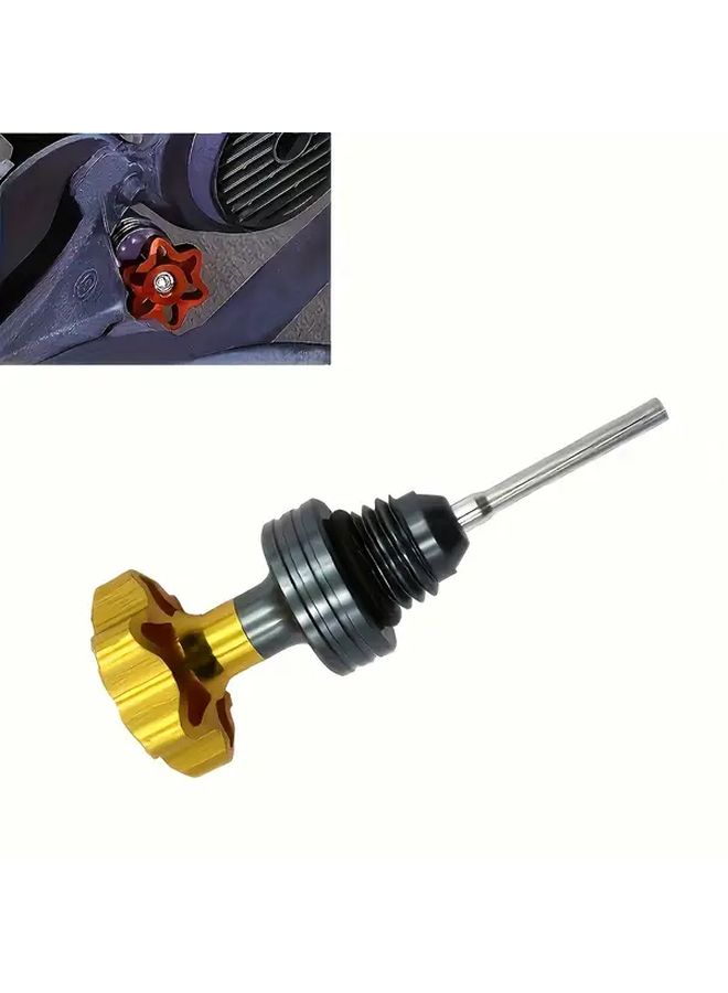 Motorcycle Oil Dipstick Body Decoration In Golden Color For GY6 125 - Image 5