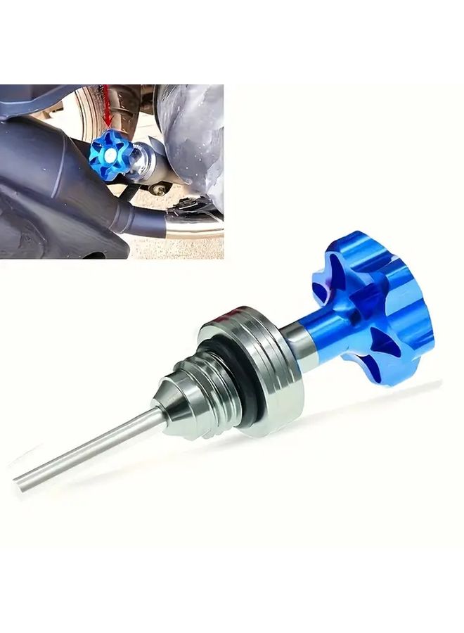 Motorcycle Oil Dipstick Body Decoration In Golden Color For GY6 125 - Image 2