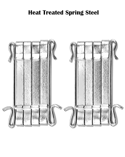 QLZOZB 2 Double Loop Style Tool Box Drawer Slide Retaining Keeper Clips Fits for Napa Mac Proto and Sears Craftsman Dresser Drawer Repair Kit 12Pcs - Image 3
