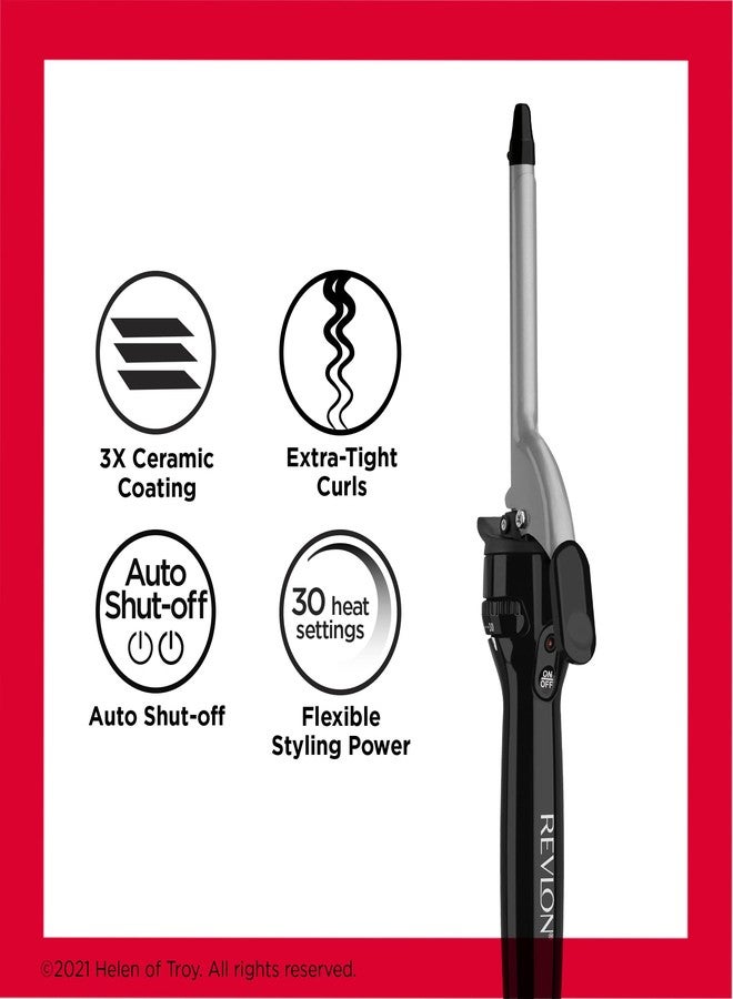 Revlon Perfect Heat Triple Ceramic Curling Iron | for Silky Smooth Spiral Curls (1/2 in) - Image 5