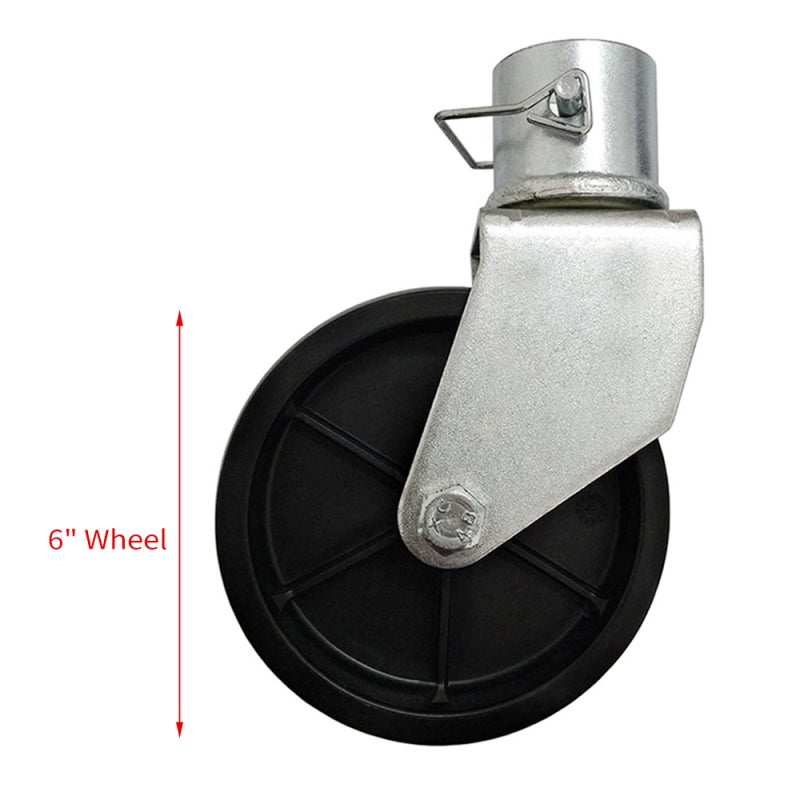 Trailer Jack Wheel: 1200LBS High-Strength Alloy Steel - Heavy-Duty Durability & Smooth Mobility for Utility Boat RV Trailers - Image 5