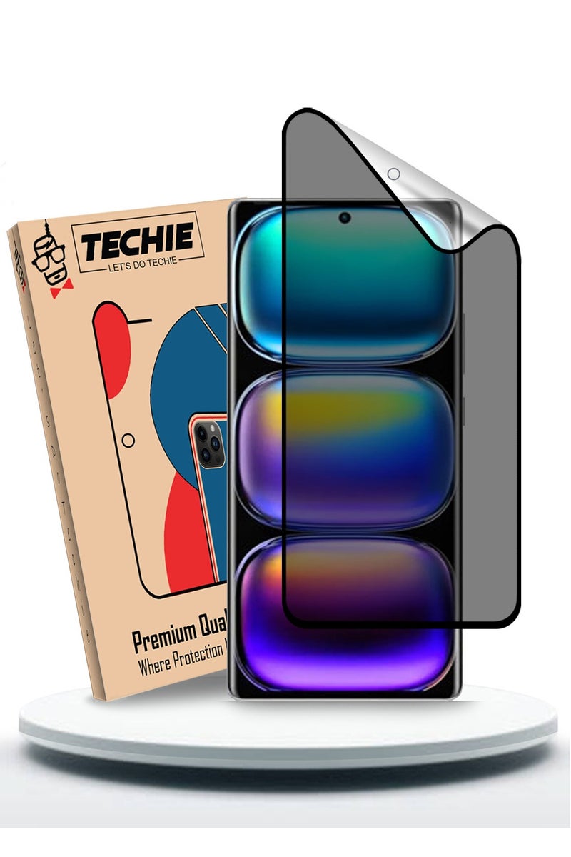 Techie Infinix Hot 50 5G Full Cover Matte Ceramic Privacy Screen Protector - Explosion-Proof, Anti-Bubble, Anti-Fingerprint - Image 1