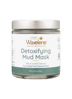 Waxelene Waxelene Detoxifying Mud Mask Dry Blend  Deep Pore Cleanse Ritual Eczema Acne Oily Sensitive Skin Activated Charcoal Bentonite Dead Sea Clay 