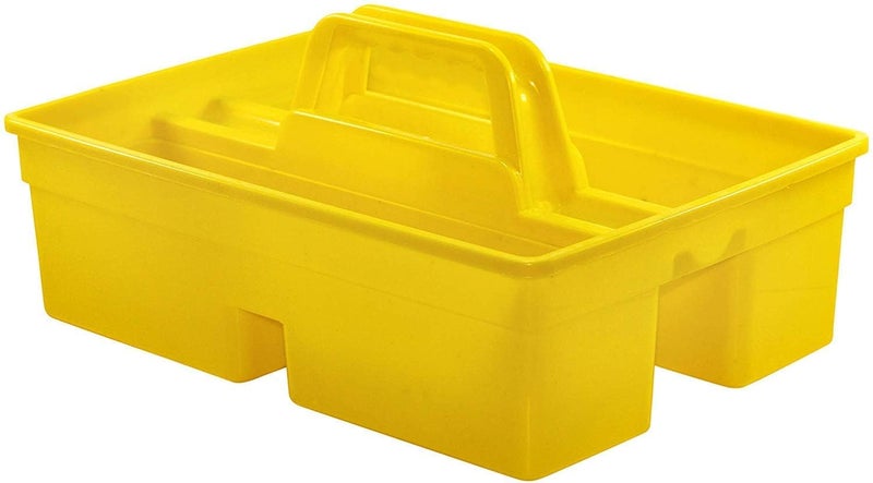 SHREEVA- Cleaning Caddy Organizer with Handle, Plastic Tool Storage Cleaning Supply Caddy for College Dorm, Kitchen, Garden, Under Sink - Image 1