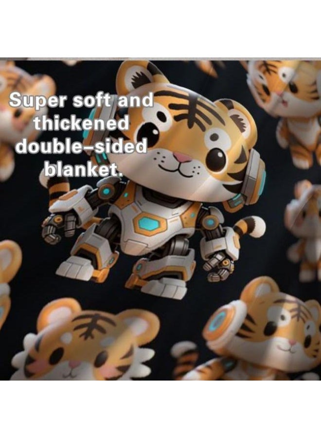 عام بطانية رقيقة من الفانيلا الكرتونية للأطفال والرضع (دافئة ومريحة، ومناسبة للنوم والألعاب) 70 سم * 100 سم - Image 5