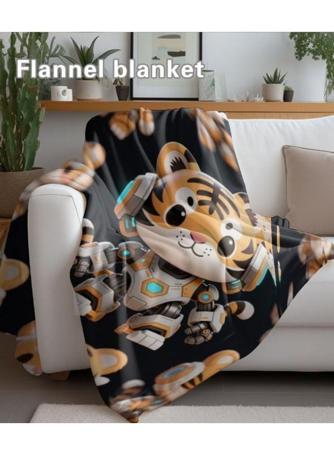 عام بطانية رقيقة من الفانيلا الكرتونية للأطفال والرضع (دافئة ومريحة، ومناسبة للنوم والألعاب) 70 سم * 100 سم - Image 3