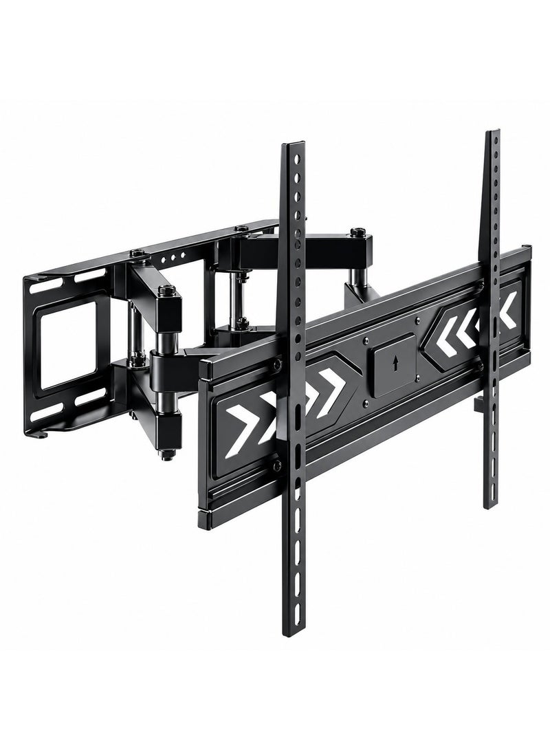 BEETEC Double Arm Full Motion TV Mount for 32"-70" Flat Panel TVs up to 45 kg/99 lbs, and VESA up to 400x400mm, 475mm Extension, Black | TF-LPA78-443 - Image 1