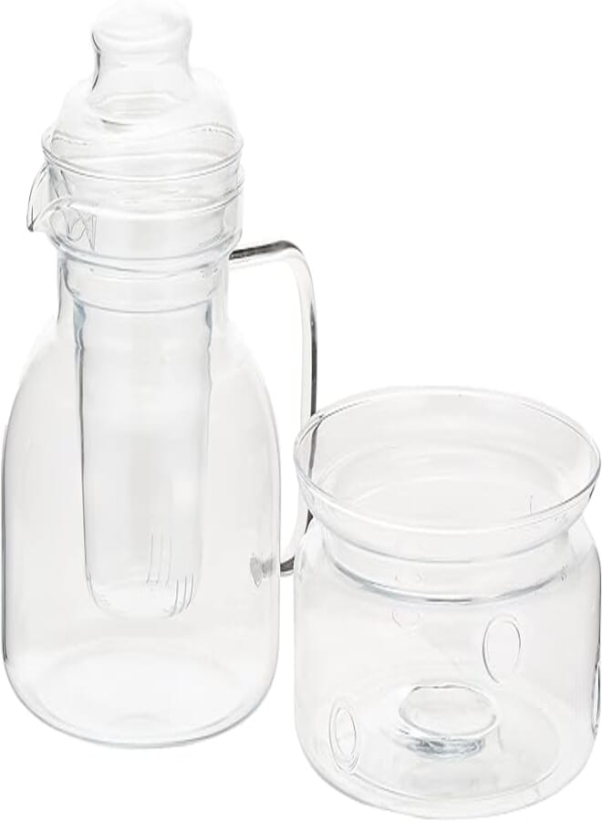 Termisil Glass Teapot with Warmer and Filter 1.5 L