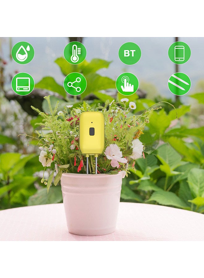 Generic Soil Tester Temperature Humidity Test Meter Potted Plant Moisture Measuring Instrument Mobilephone APP Control  - Image 4