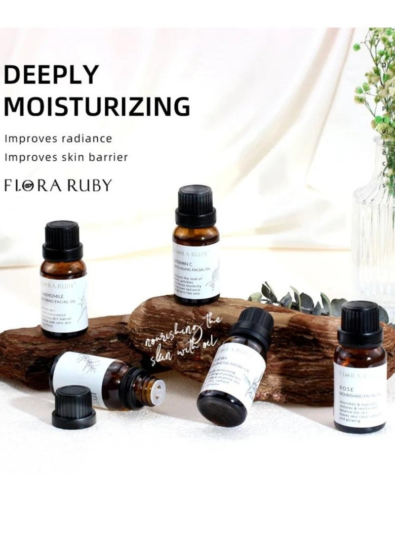 FLORA RUBY Jojoba Balancing Facial Oil Deeply Moisturizing Balancing Oil Production Reduce Acne Prone Skin Natural Organic Jojoba Essential Oil for Face and Skin Moisturizing and Nourishing 15ml  - Image 2