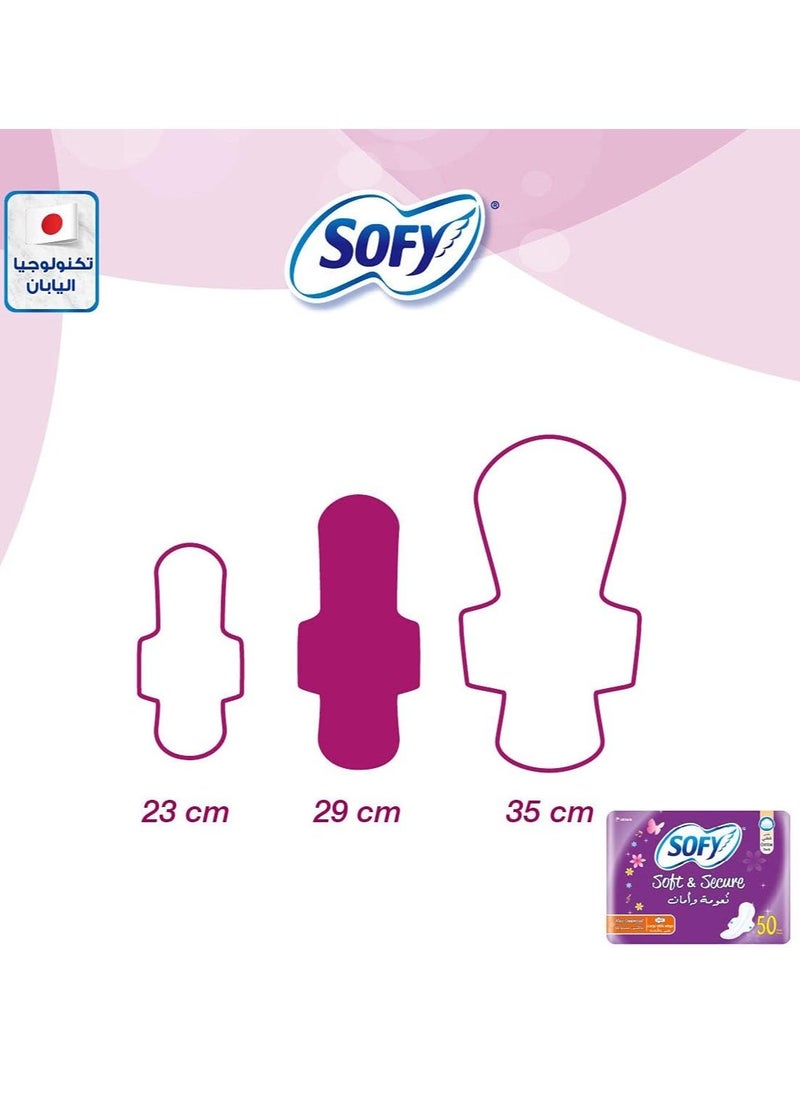 Sofy Maxi Compressed Cotton Touch Soft and Secure Large 30+10 Pads Set  - Image 4