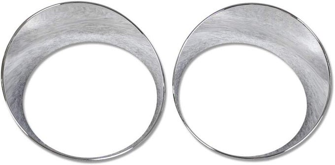 Chrome Headlight Lamp Cover Trim For Jeep Wrangler 2018-2019