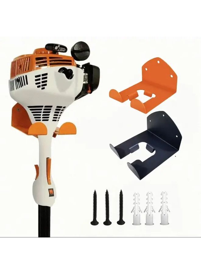 Orange Wall Mounted Tool Storage Hook Garage Organizer Rack For Power Tools - Image 3