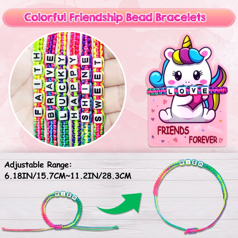 Linaye Valentines Day Cards For Kids Classroom  24 Pack Valentines Gift Cards With Friendship Bead Bracelets  Valentines Gift Exchange For Boys Girls  Valentines Party Favors Supplies For Kids - Image 4
