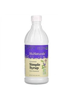 NuNaturals NuNaturals, Concentrated Simple Syrup, 16 fl oz (0.47 L)  - Image 2
