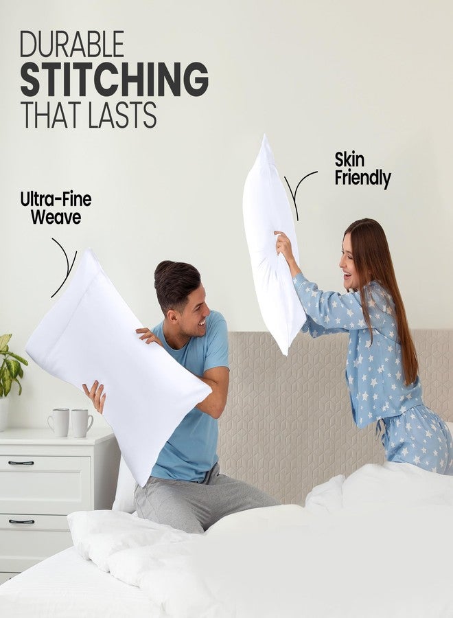 Utopia Bedding Queen Pillow Cases - 2 Pack - Envelope Closure - Soft Brushed Microfiber Fabric - Shrinkage and Fade Resistant Pillow Covers Queen Size 20 X 30 Inches (Queen, White) - Image 4