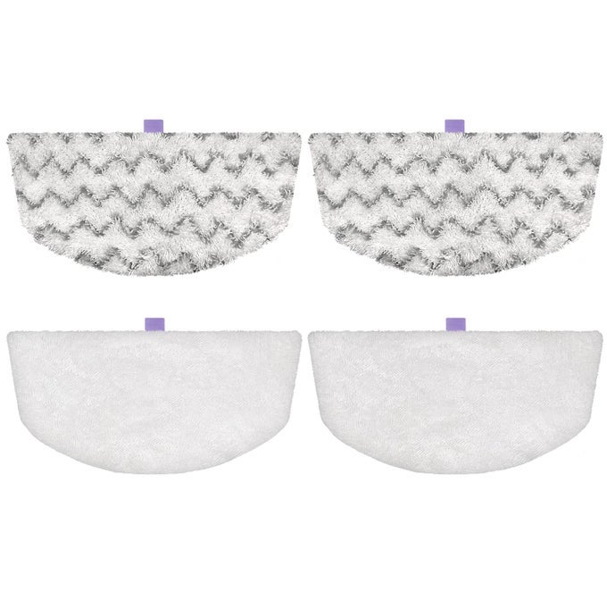 STEAM MOP REPLACEMENT PADS COMPATIBLE WITH BISSELL POWERFRESH MOP PADS FOR BISSELL 1940 1806 1544 1440 2075 2685 2814 SERIES MOPS RESUABLE FLOOR STEAMER MOP PAD REFILLS FOR DRY WET CLEANING 4 PACK