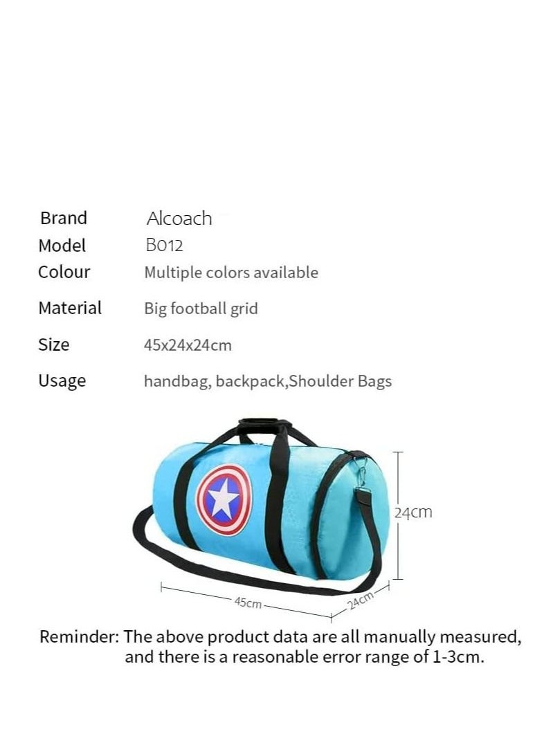ALCOACH - America bag  Gym Bag Dry Wet Separated, Waterproof Sport Duffle Bag with Shoes Compartment for SportYoga Travel Fitness Overnight Weekend with Shoulder Strap - Image 1