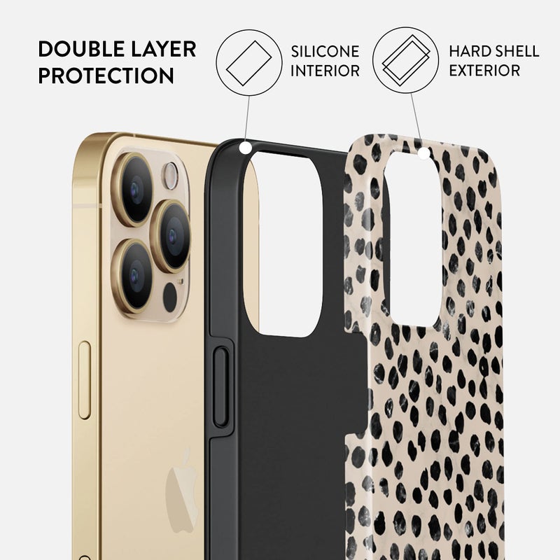 بورجا Phone Case for iPhone 14 Pro - Cute, Trendy, Aesthetic, Designer Pattern, 14pro Phone Cover, Hard Shell Protection - fits Apple iPhone 14 Pro Case for Women and Men - Image 3