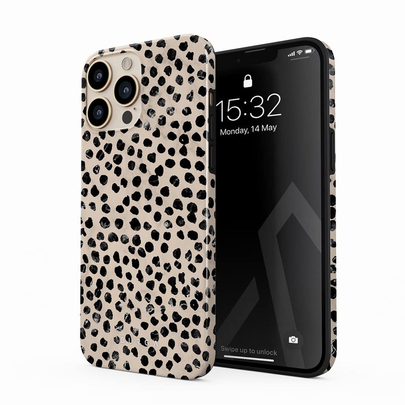 بورجا Phone Case for iPhone 14 Pro - Cute, Trendy, Aesthetic, Designer Pattern, 14pro Phone Cover, Hard Shell Protection - fits Apple iPhone 14 Pro Case for Women and Men - Image 1