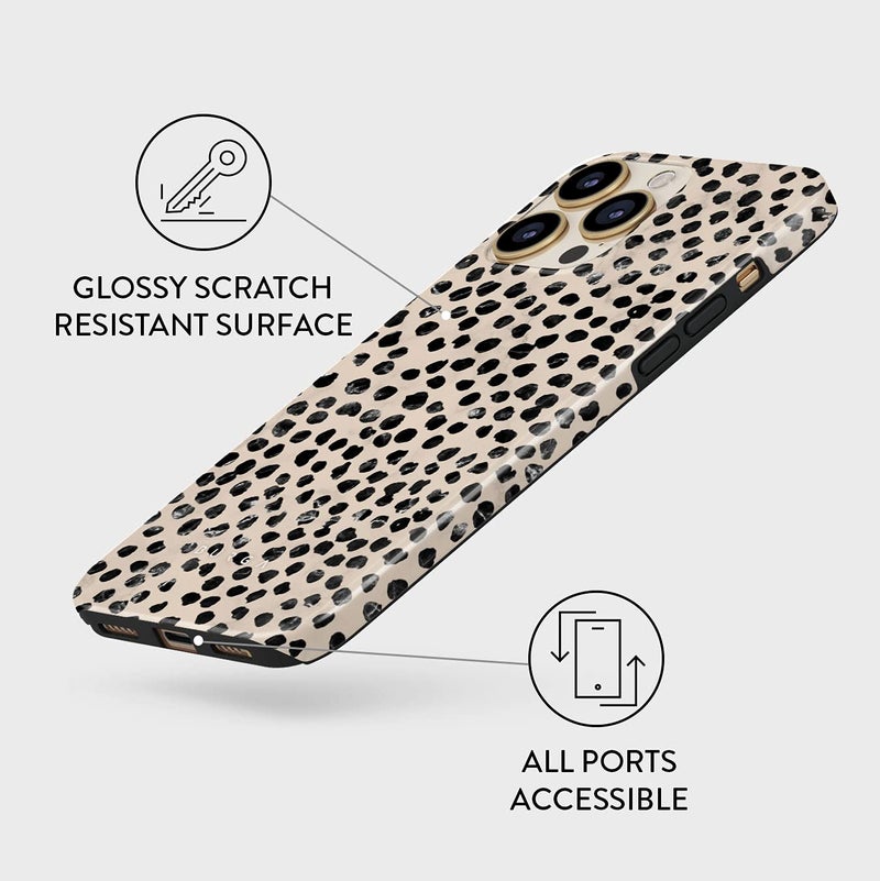 بورجا Phone Case for iPhone 14 Pro - Cute, Trendy, Aesthetic, Designer Pattern, 14pro Phone Cover, Hard Shell Protection - fits Apple iPhone 14 Pro Case for Women and Men - Image 4