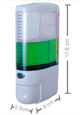 EVERGREEN EVERGREEN Royal White Hand Wash Soap Dispenser for Bathroom Wall Mounted Plastic ABS 280 ML- (Royal White Pack of 3) with complementary Liquid free(1 piece)  - Image 3