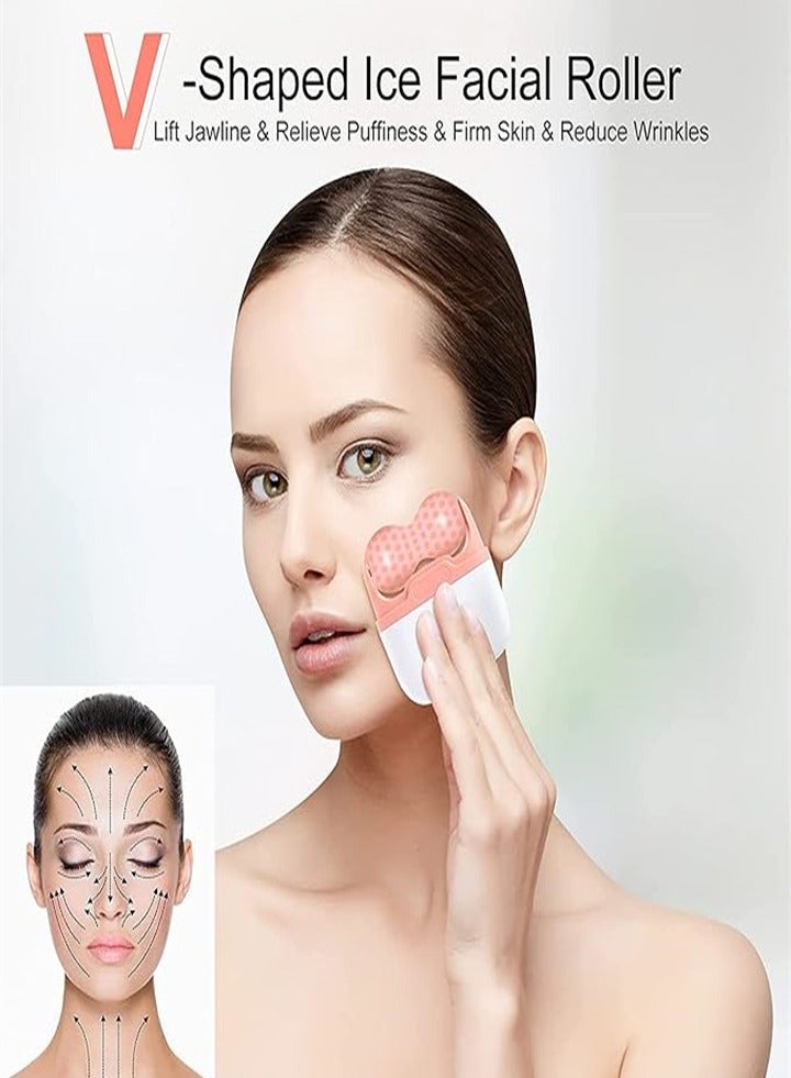 بكرة ثلج للوجه والجسم، جهاز تدليك بالثلج لعلاج انتفاخات الوجه والعين، والصداع النصفي، وتسكين الآلام، ومنتج للعناية ببشرة الوجه، وأداة علاج، وأداة تجميل محمولة للعناية بالبشرة - Image 2