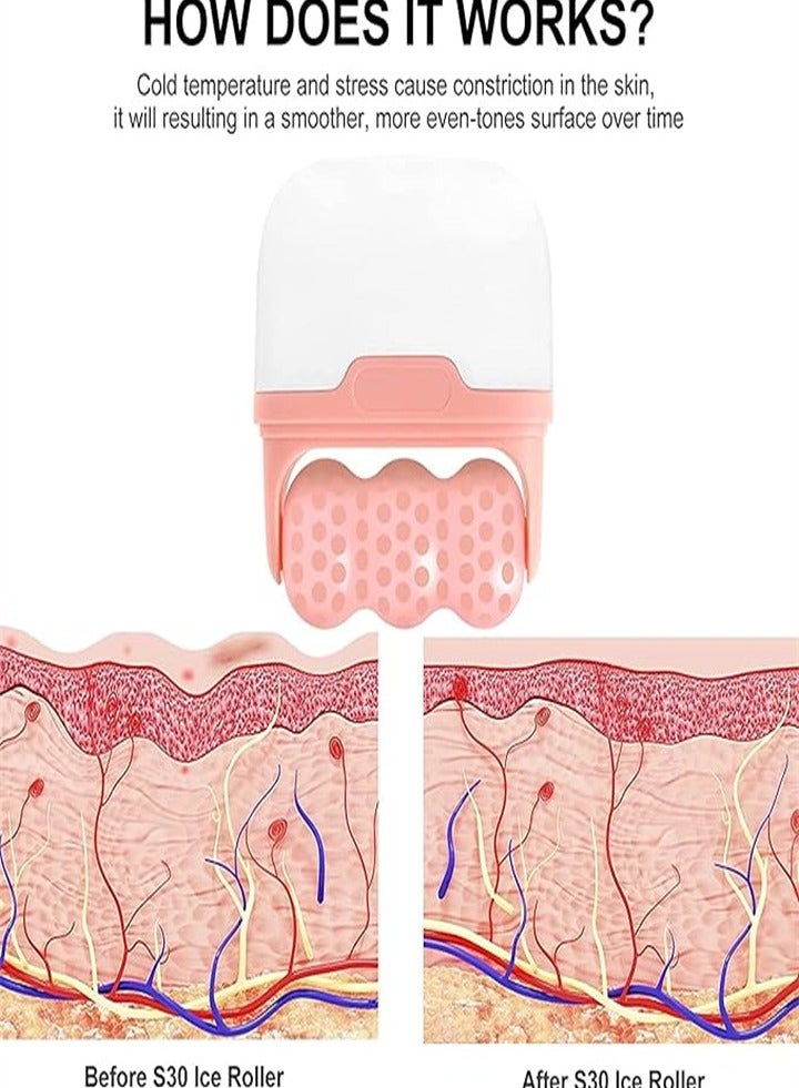 بكرة ثلج للوجه والجسم، جهاز تدليك بالثلج لعلاج انتفاخات الوجه والعين، والصداع النصفي، وتسكين الآلام، ومنتج للعناية ببشرة الوجه، وأداة علاج، وأداة تجميل محمولة للعناية بالبشرة - Image 5
