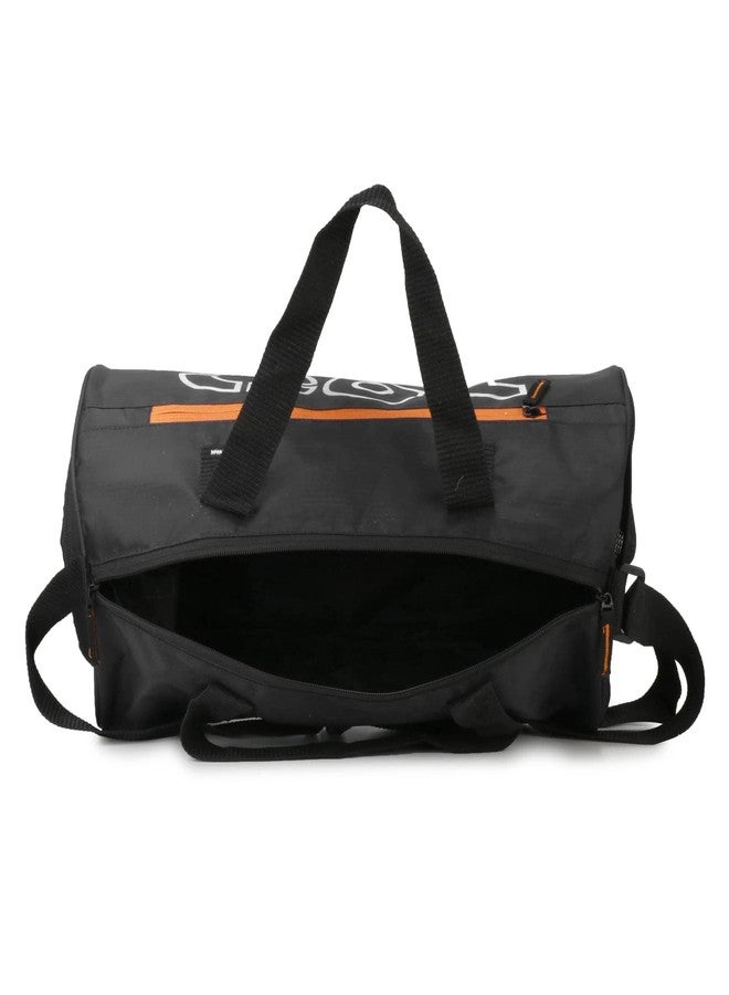 Neprock Gym Bags for Men with Separate Shoe Compartment Unisex Duffle Bag for Carry & Travel Adjustable for Shoes Towel Duffel Sports Bag for Women & Men 20L (Black) - Image 1