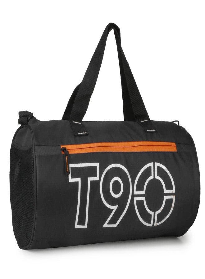 Neprock Gym Bags for Men with Separate Shoe Compartment Unisex Duffle Bag for Carry & Travel Adjustable for Shoes Towel Duffel Sports Bag for Women & Men 20L (Black) - Image 5
