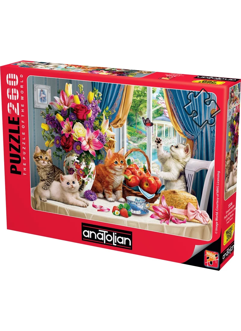 أناتوليان 260 Piece Puzzle / Energetic Cats - Code 3336