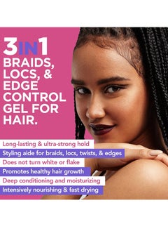 ESHA Slick N Slay Braiding Gel – 3-in-1 Braid and Edge Ultra Extreme Hold for Hair Hydrating Conditioning Shining Fast Dry Locking Locs, Twists, Braids (APPLE, 1 oz.) - pzsku/Z3E0E627E32CC0F74970DZ/45/_/1739277386/0f63c956-ba00-4e7f-bd1f-d6ee0025c840