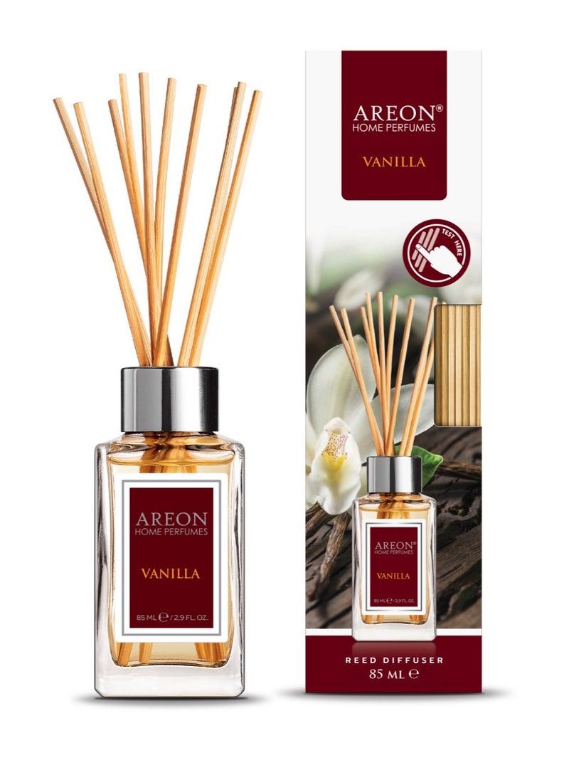 أريون فواحة عطر بأعواد بخور معطر للمنزل برائحة الفانيلا متعدد الالوان 85 مل 
