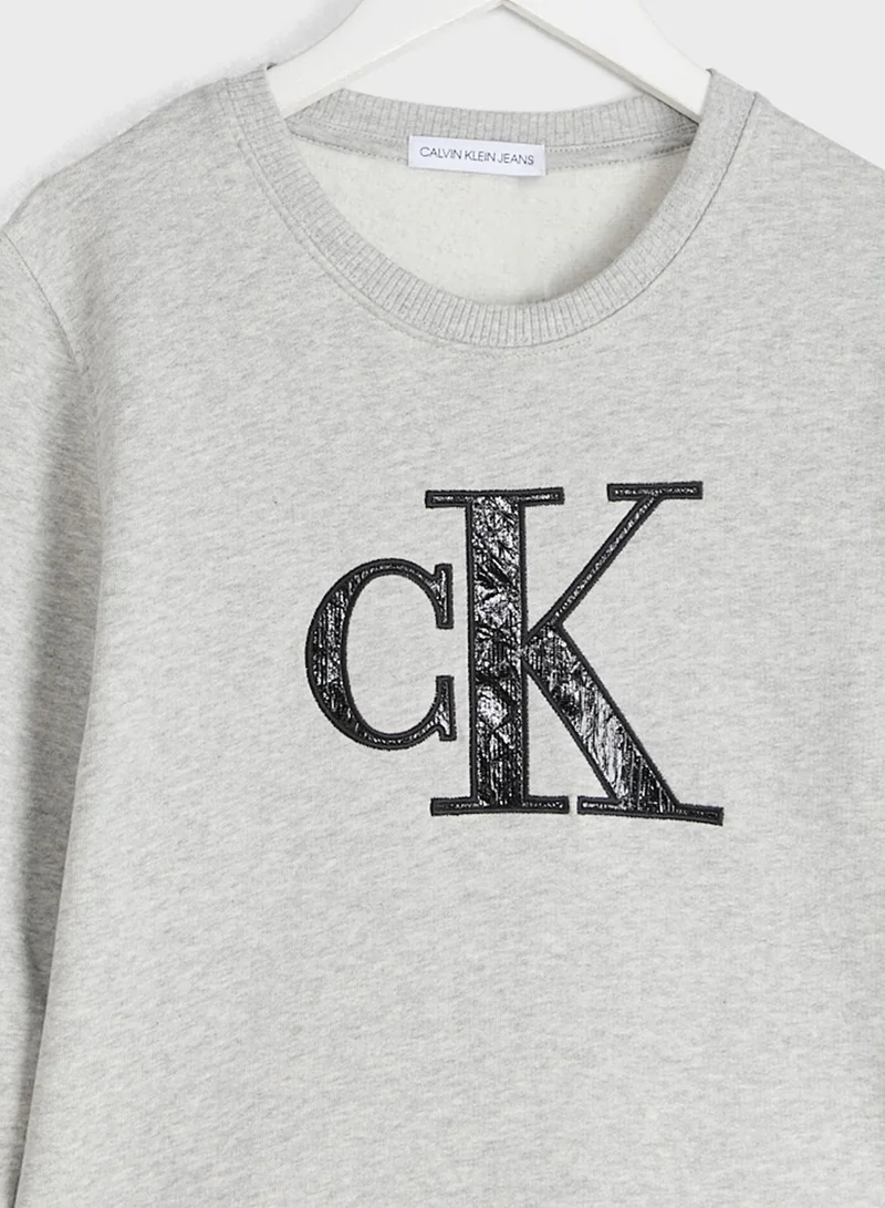 Calvin Klein Jeans Kids Logo Sweatshirt