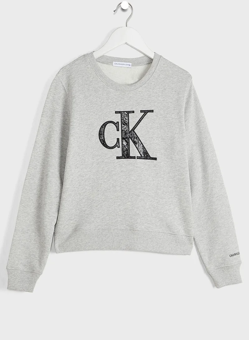 Calvin Klein Jeans Kids Logo Sweatshirt