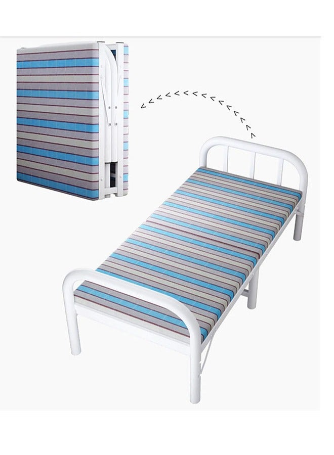NKX Foldable Latex Mattress Bed with Storage and Wheels Size Length 188Cmx Width 90cm, Height 40cm  - Image 2