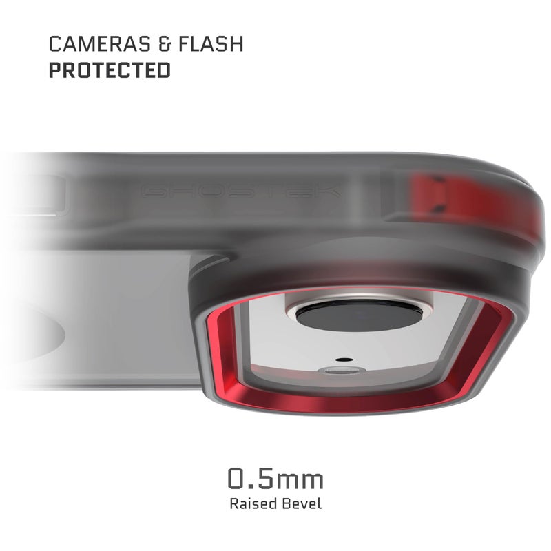 Ghostek Covert Clear iPhone 17 Air Case - Compatible with MagSafe Accessories, Shockproof Silicone, Minimalist Phone Cover (6.6 Inch, Smoke) - Image 3