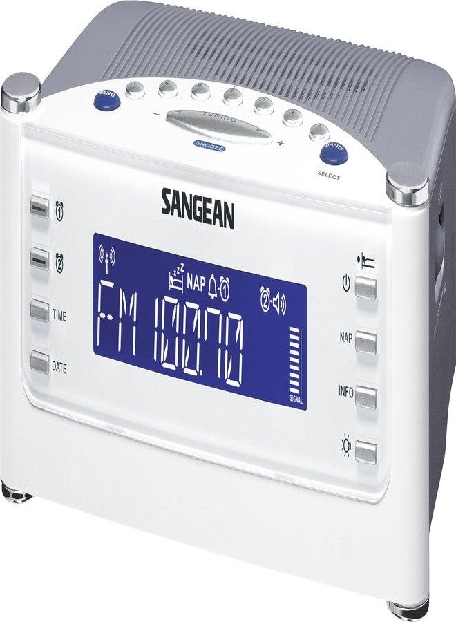 سانجين راديو ساعة Sangean RCR-22 AM/FM (أبيض) (مُجدد) - Image 1