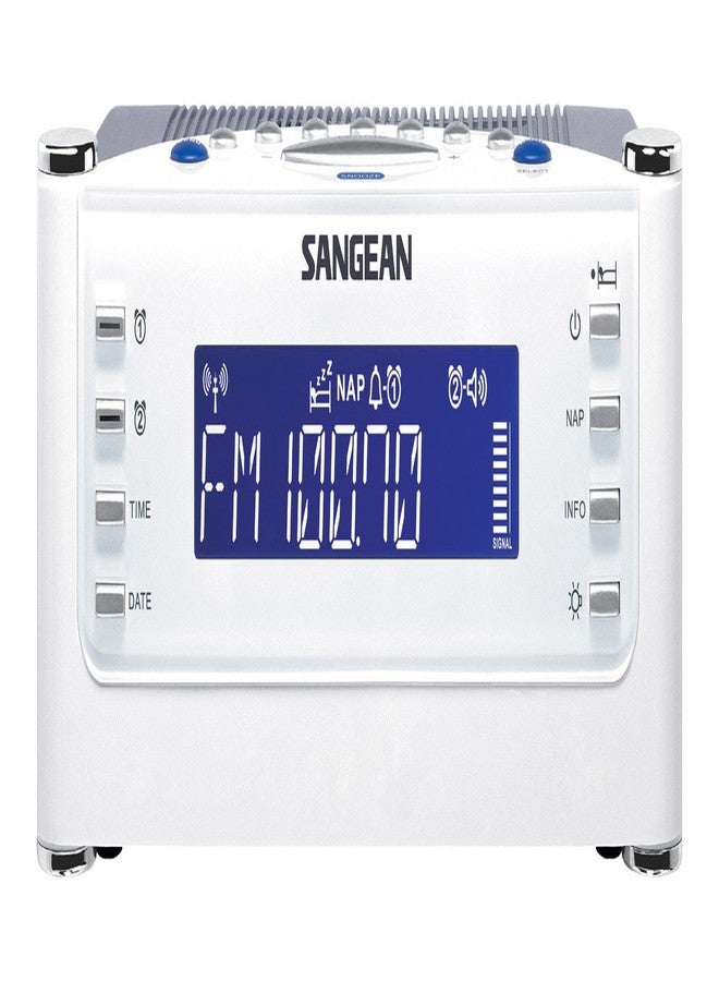 سانجين راديو ساعة Sangean RCR-22 AM/FM (أبيض) (مُجدد) - Image 3