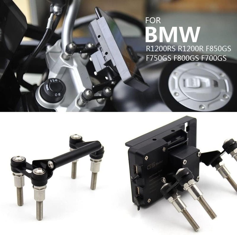 QASULER GPS Motorcycle Phone Holder - Image 2