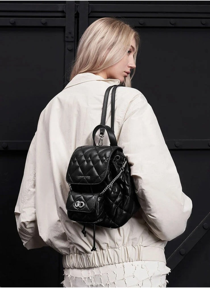 Charles & Keith Aubrielle Quilted Backpack  - Image 2
