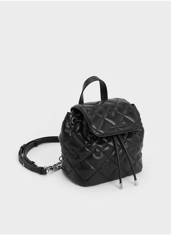 Charles & Keith Aubrielle Quilted Backpack  - Image 3