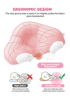 URbazaar Baby Head Shaping Pillow, Correction and Prevention of Head Deviation Newborn Baby Comfort Pillow, Anti-Startle Sleep Pillow, Winter and Summer Dual Use, for 0-36 Months Baby  - Image 5