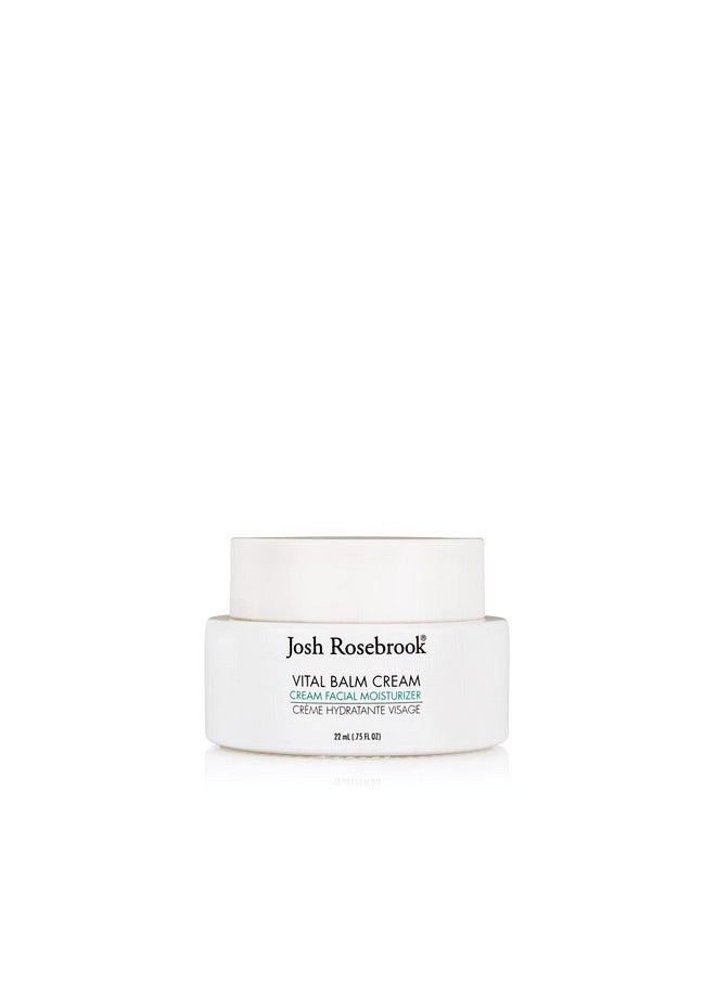 Josh Rosebrook Vital Balm Cream - High Performance Rich Facial Moisturizer, Protects Skin Barrier For All Skin Types Including Dehydrated And Mature. - 22Ml - .75 Oz  - Image 1