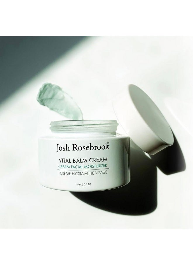 Josh Rosebrook Vital Balm Cream - High Performance Rich Facial Moisturizer, Protects Skin Barrier For All Skin Types Including Dehydrated And Mature. - 22Ml - .75 Oz  - Image 4